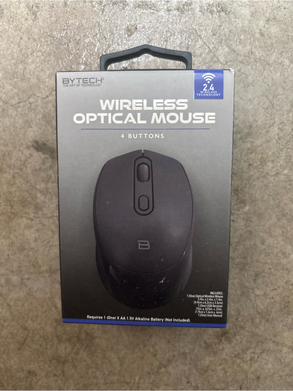 Wireless Optical Mouse - Black